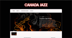 Desktop Screenshot of canadajazz.net
